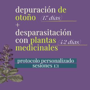 depuración de otoño + desparasitación completa